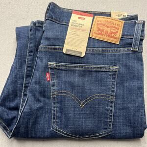 Levis 725 High Rise Bootcut Jeans Womens 16W Dark Wash NWT
